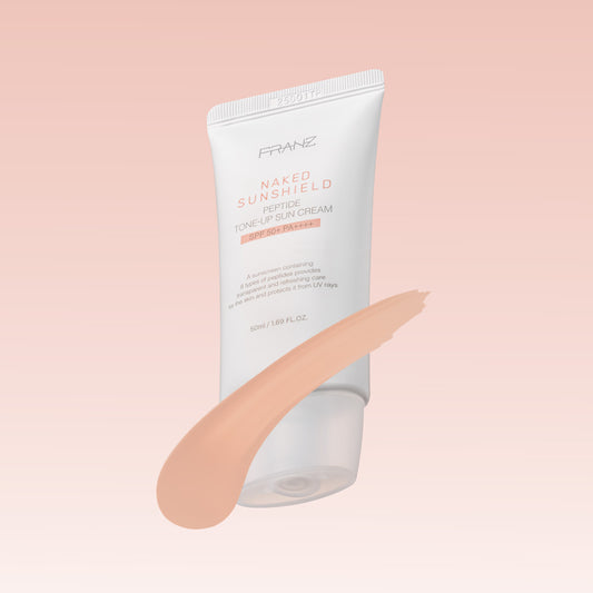 [FRANZ] Naked Sunshield Peptide Tone-Up Suncream (50ml)