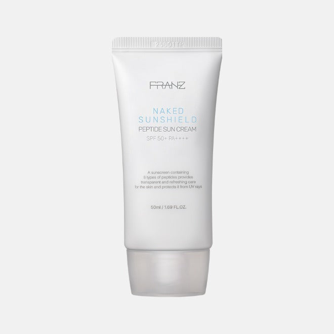 [FRANZ] Naked Sunshield Peptide Sun Cream (50ml)