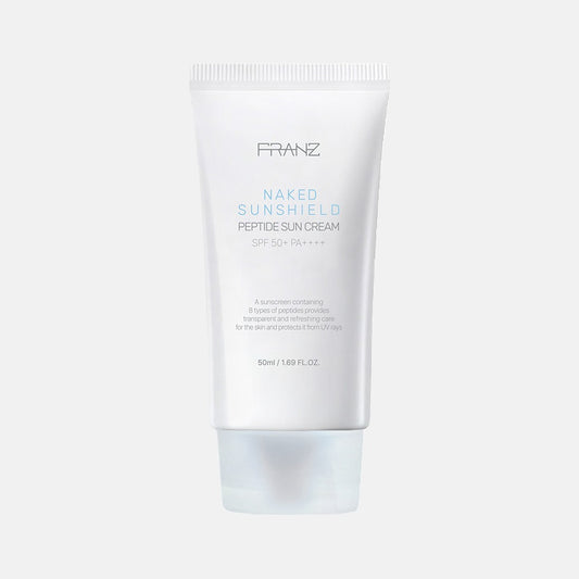 [FRANZ] Naked Sunshield Peptide Sun Cream (50ml)