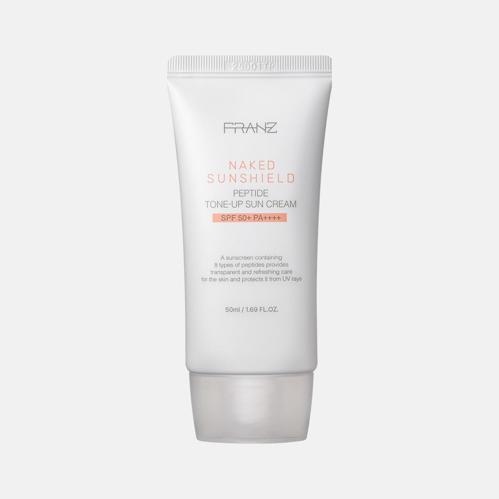 [FRANZ] Naked Sunshield Peptide Tone-Up Suncream (50ml)
